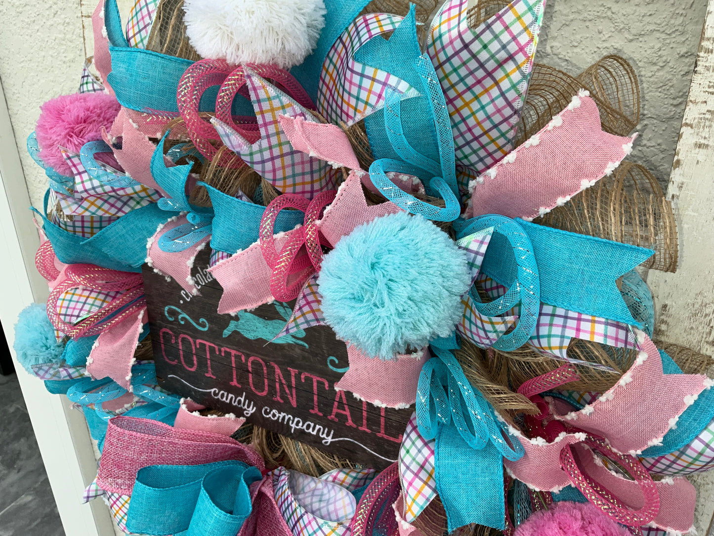 Easter Wreath for Front Door Peter Cottontail Wreath Gift for Friend Gift for Her Spring Decoration Spring Wreath Easter Bunny Wreath