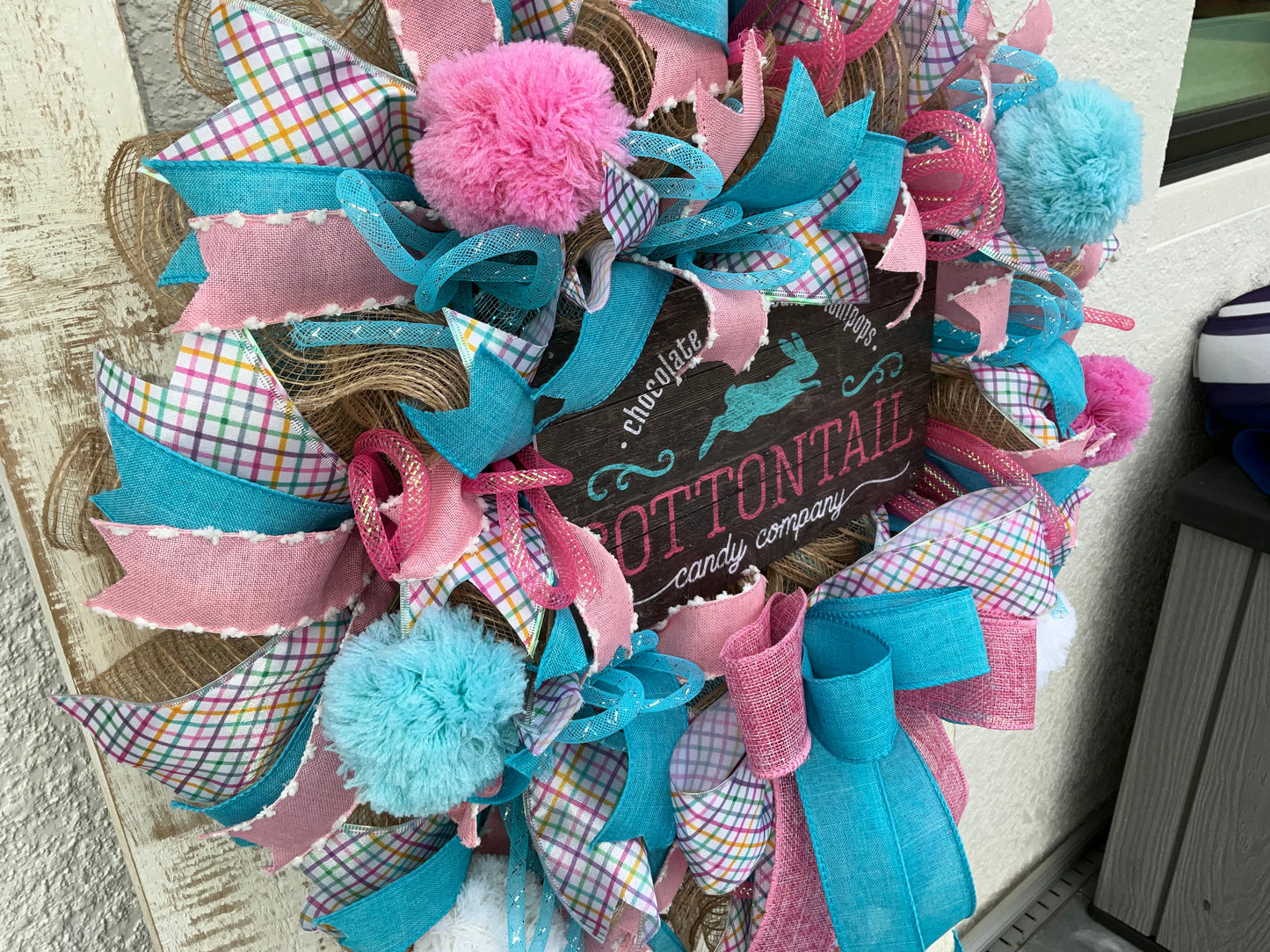 Easter Wreath for Front Door Peter Cottontail Wreath Gift for Friend Gift for Her Spring Decoration Spring Wreath Easter Bunny Wreath