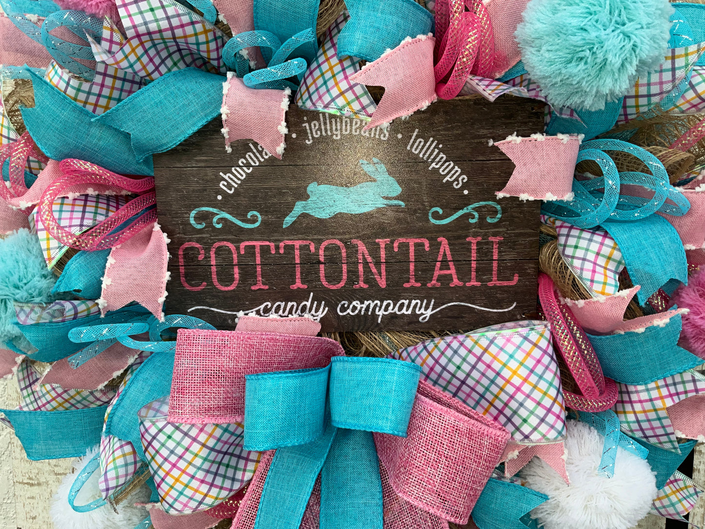 Easter Wreath for Front Door Peter Cottontail Wreath Gift for Friend Gift for Her Spring Decoration Spring Wreath Easter Bunny Wreath