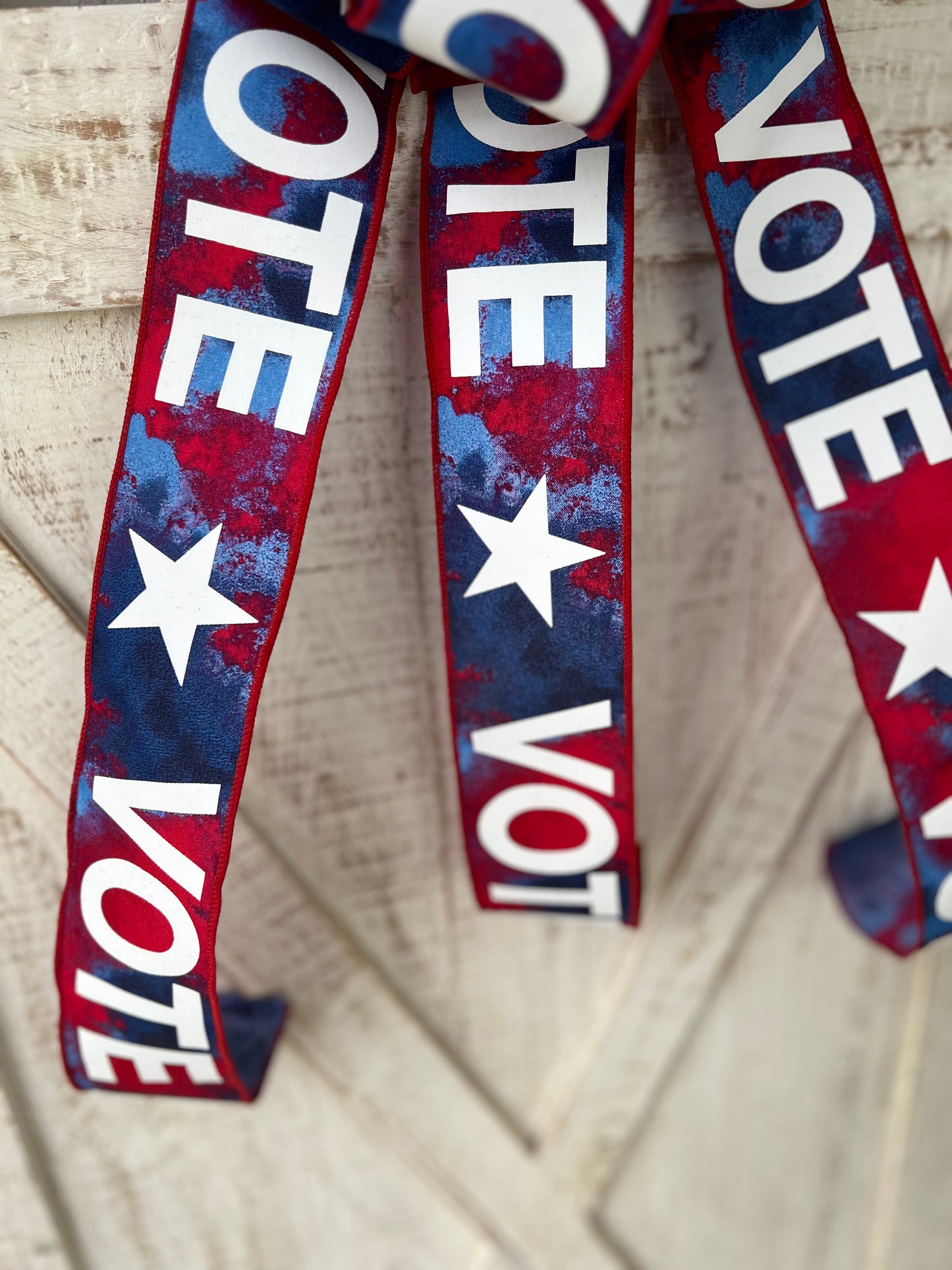 Vote Bow, Patriotic Bow, Election Bow, Political Decoration, Democrat, Republican  Independent Voting Decor, Independence Day, July 4 Bow