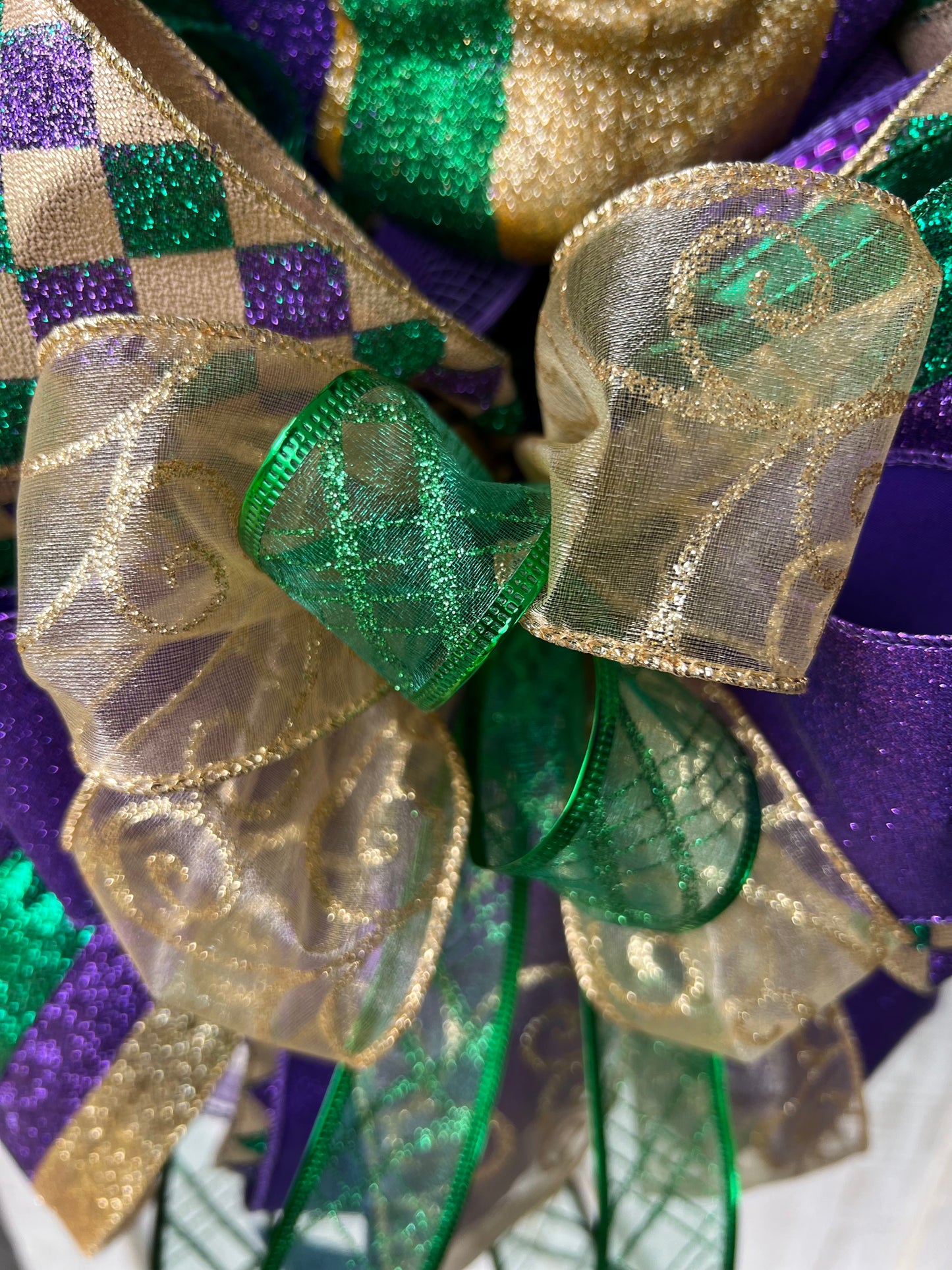 Mardi Gras Wreath with Mask for Front Door Mardi Gras Mask Wreath Decoration Mardi Gras Carnival Wreath Fat Tuesday Wreath Mardi Gras Decor