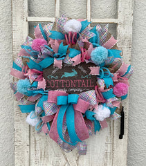 Easter Wreath for Front Door Peter Cottontail Wreath Gift for Friend Gift for Her Spring Decoration Spring Wreath Easter Bunny Wreath