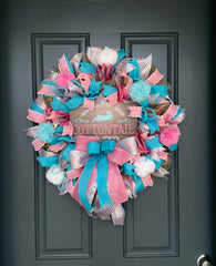 Easter Wreath for Front Door Peter Cottontail Wreath Gift for Friend Gift for Her Spring Decoration Spring Wreath Easter Bunny Wreath