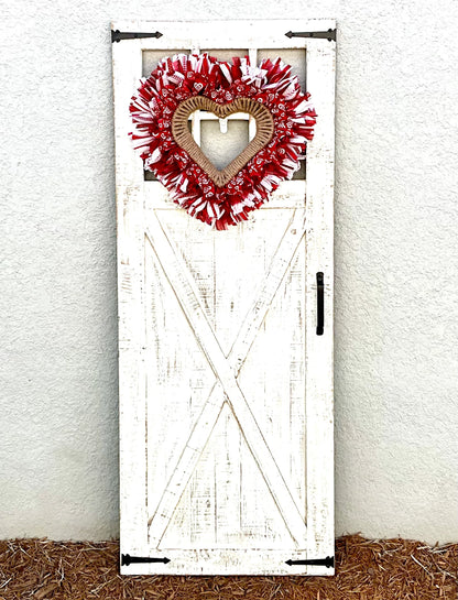 Rustic Heart Heartfelt Mothers Day Wreath Gift for Front Door Mothers Day Wreath Valentines Wreath Heart Housewarming Gift Mothers Day Gift