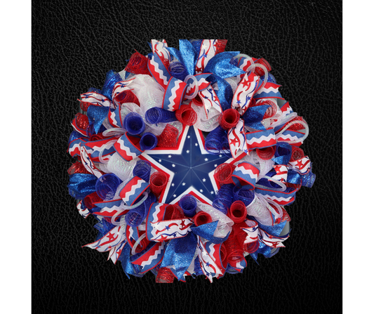 Patriotic With Star Wreath